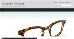 Desktop Screenshot of dolabanyeyewear.com